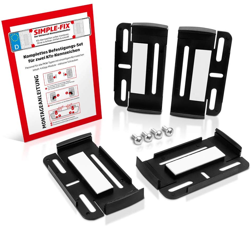 Schilder Befestigung